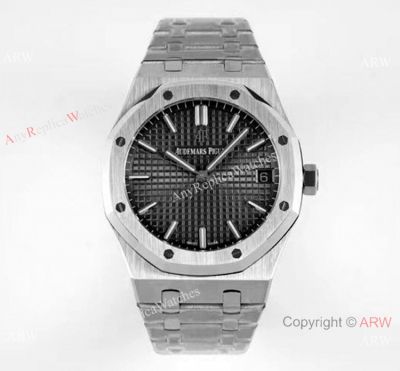 GF Factory Swiss 9015 Audemars Piguet Royal Oak 15500st Gray Dial Steel Watch 41mm